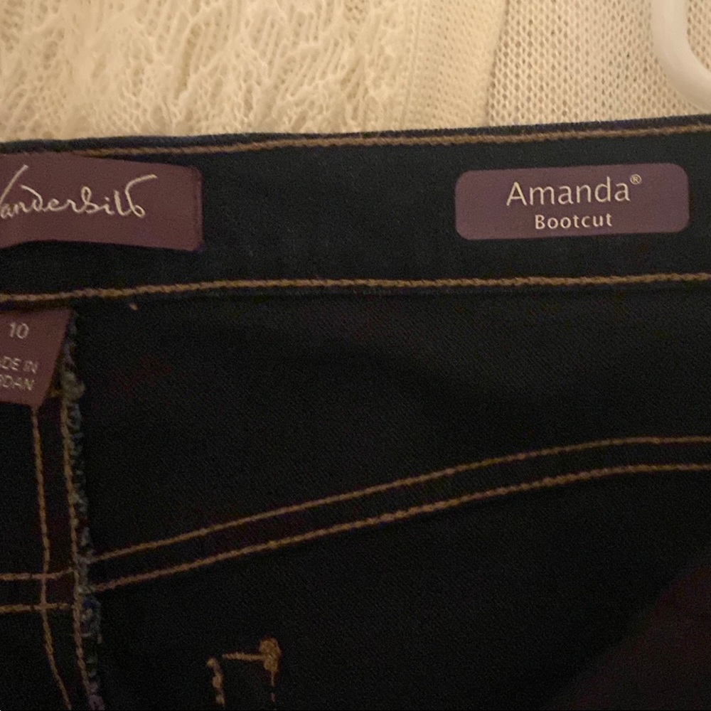 Gloria Vanderbilt Black Boot Cut Jeans